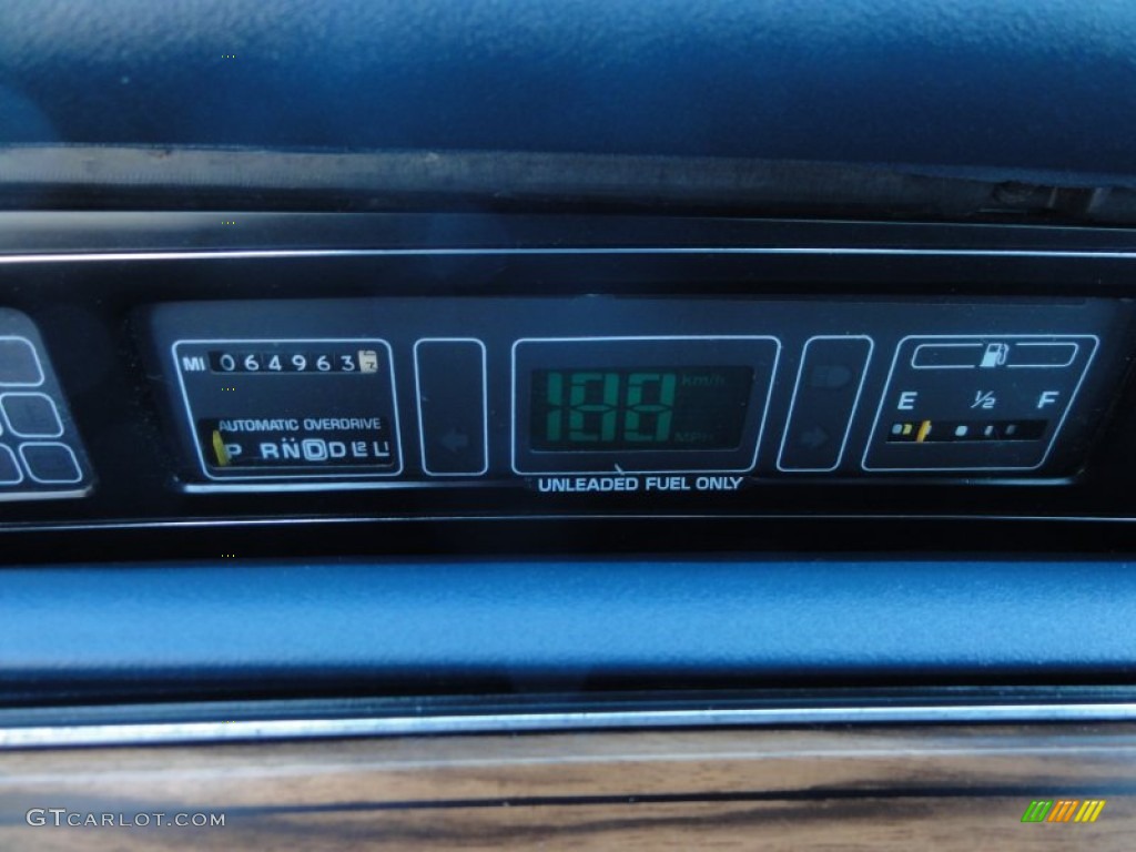 1990 Buick Regal Limited Coupe Gauges Photo #60833727