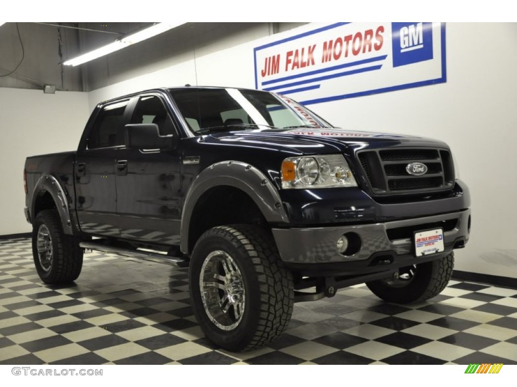 2006 F150 FX4 SuperCrew 4x4 - Black / Black photo #53