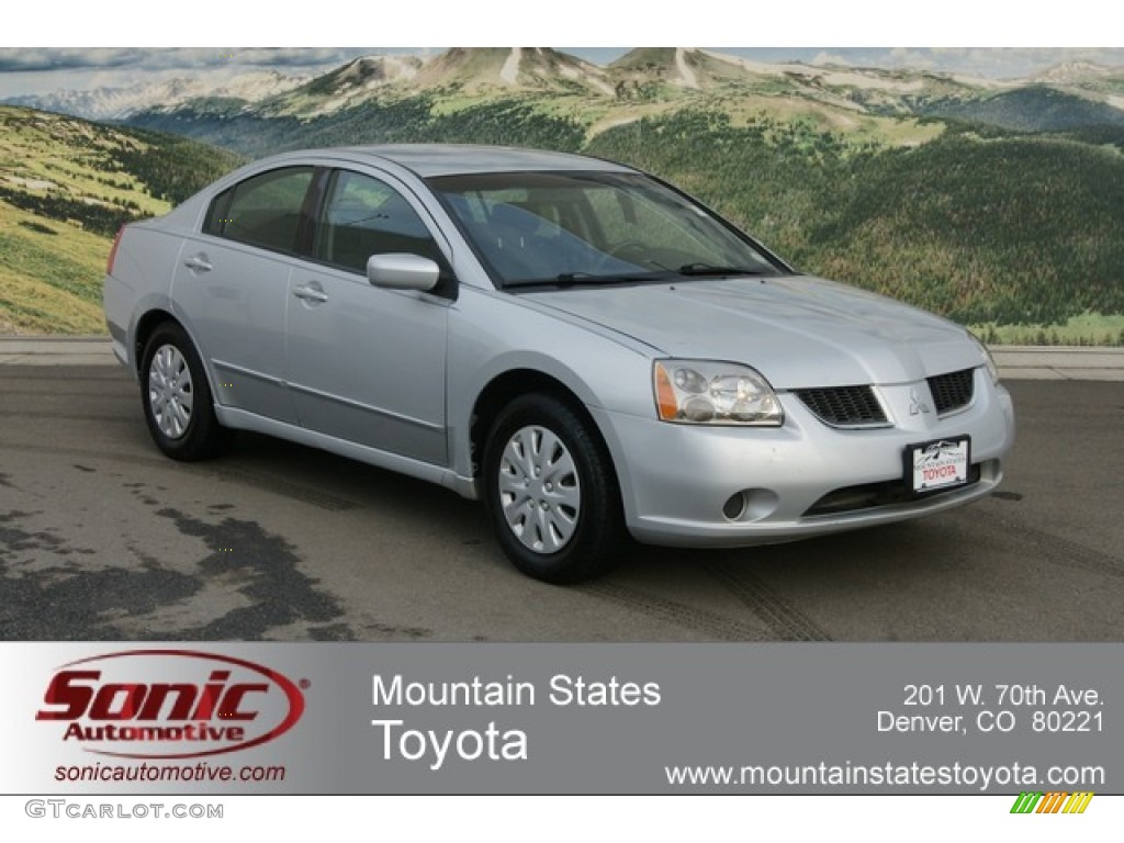 2006 Galant ES - Liquid Silver Metallic / Gray photo #1