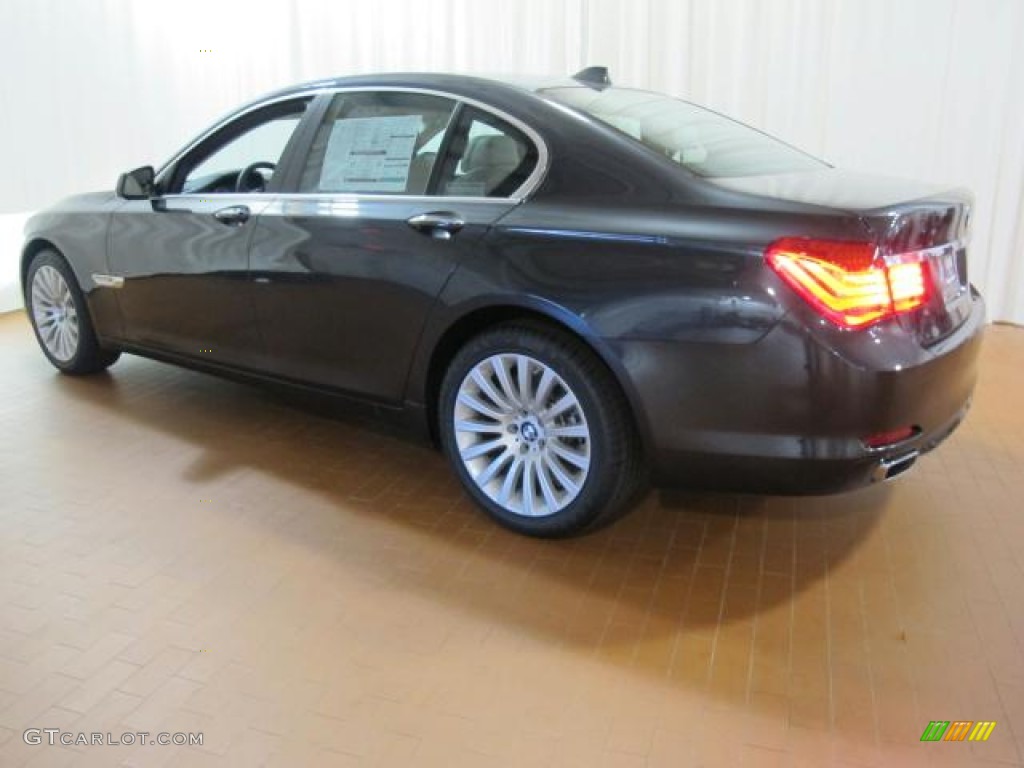 2012 7 Series 750i Sedan - Dark Graphite Metallic / Oyster/Black photo #3