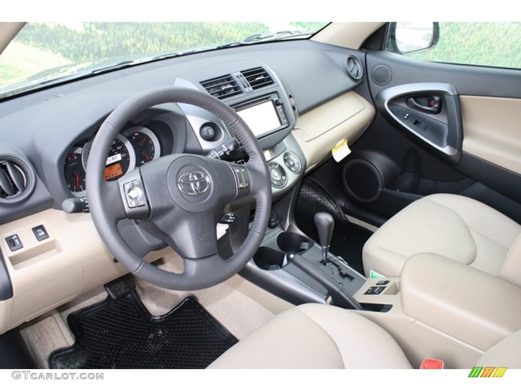 Sand Beige Interior 2012 Toyota RAV4 V6 Limited 4WD Photo #60835175