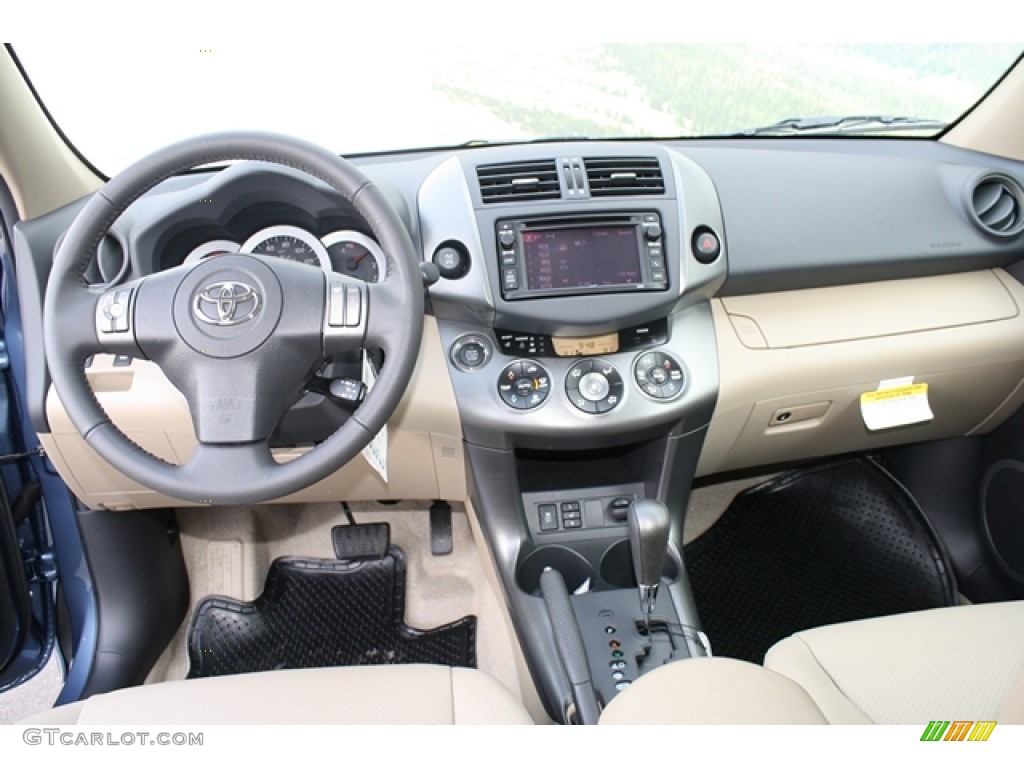 2012 Toyota RAV4 V6 Limited 4WD Sand Beige Dashboard Photo #60835269