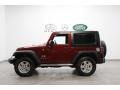 2007 Red Rock Crystal Pearl Jeep Wrangler X 4x4  photo #2