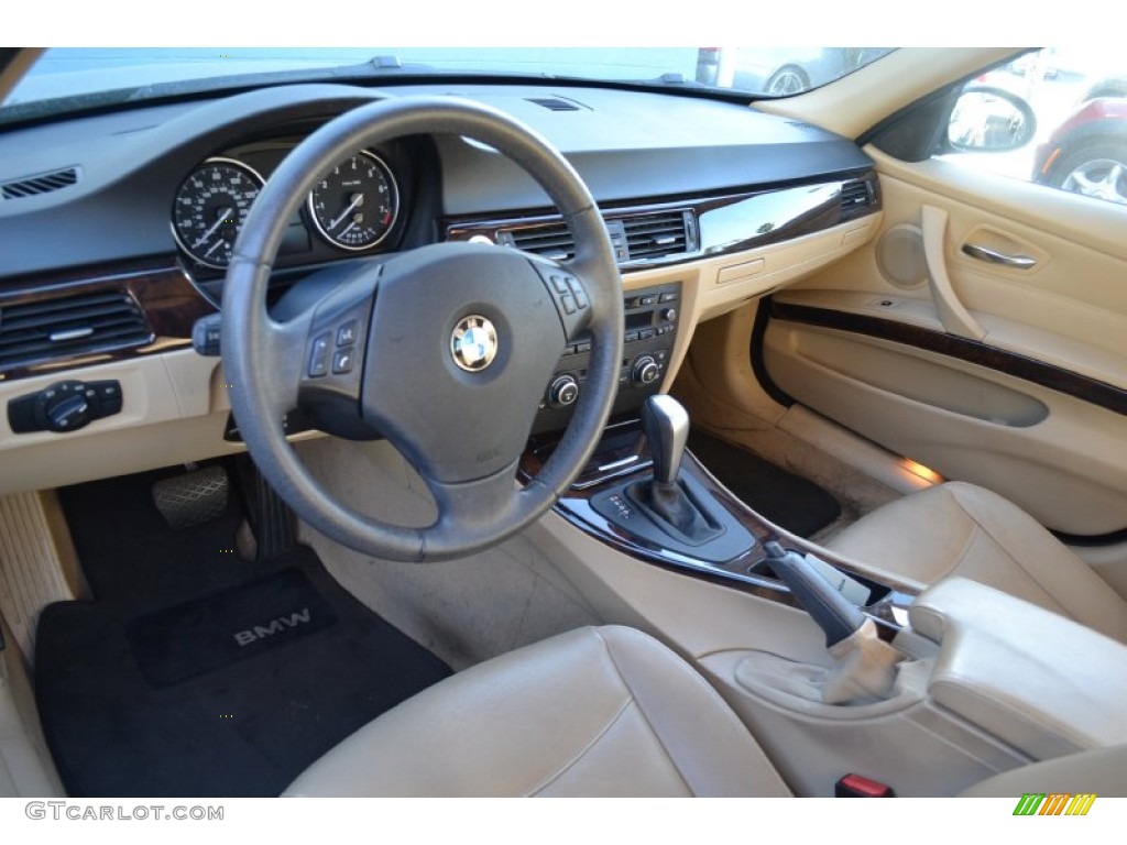 2008 3 Series 328i Sedan - Deep Green Metallic / Beige photo #4
