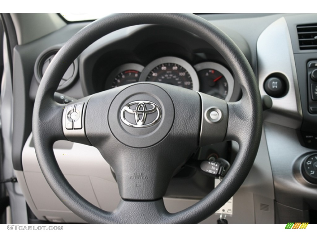 2012 Toyota RAV4 I4 4WD Ash Steering Wheel Photo #60836885