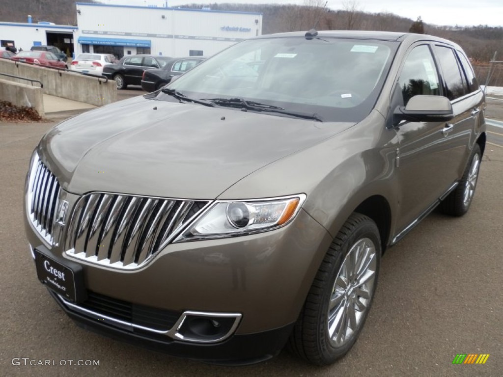 2012 MKX AWD - Mineral Gray Metallic / Charcoal Black photo #2