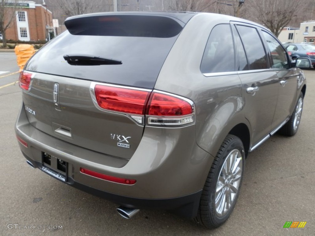 2012 MKX AWD - Mineral Gray Metallic / Charcoal Black photo #5