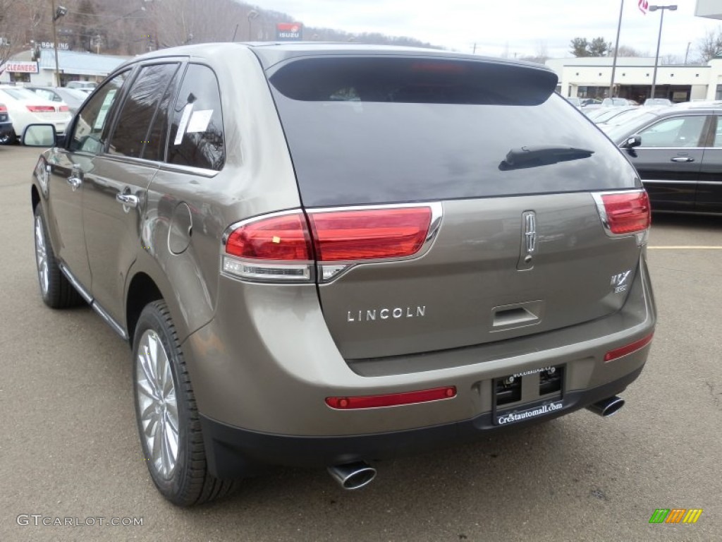 2012 MKX AWD - Mineral Gray Metallic / Charcoal Black photo #7