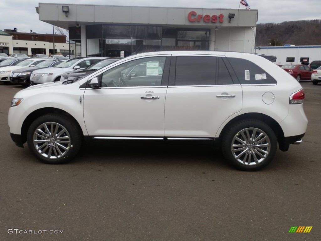 2012 MKX AWD - White Platinum Metallic Tri-Coat / Charcoal Black photo #1