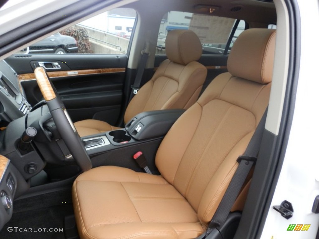 Charcoal Black/Canyon Interior 2012 Lincoln MKT EcoBoost AWD Photo #60837830