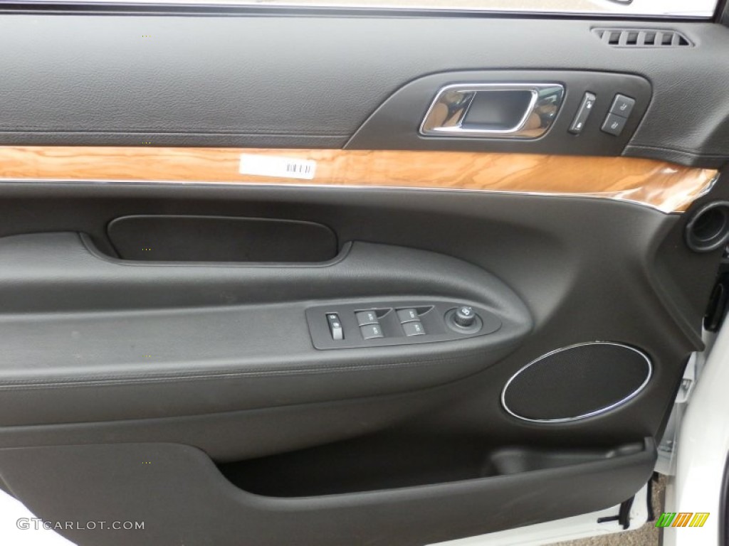 2012 Lincoln MKT EcoBoost AWD Charcoal Black/Canyon Door Panel Photo #60837887