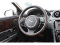 2012 Jaguar XJ Jet Interior Steering Wheel Photo