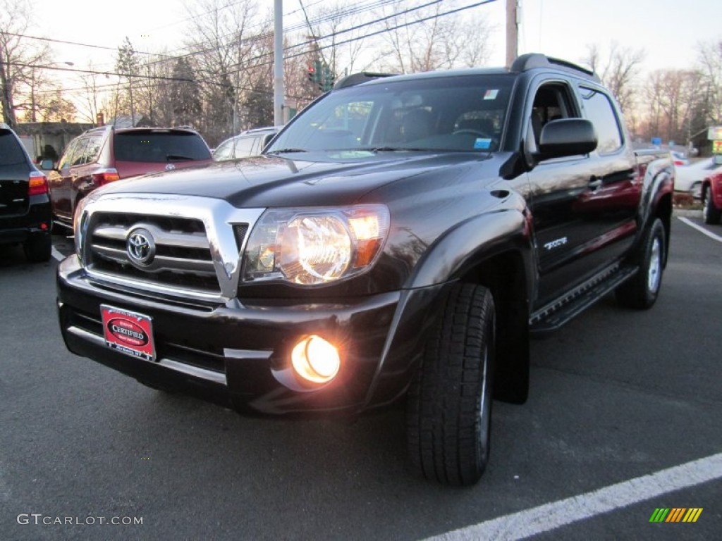 2009 Tacoma V6 TRD Double Cab 4x4 - Black Sand Pearl / Graphite Gray photo #3