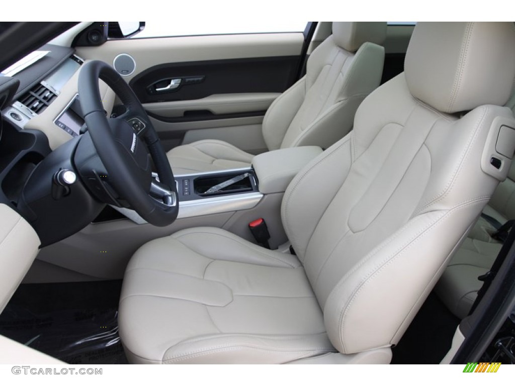 Almond/Espresso Interior 2012 Land Rover Range Rover Evoque Coupe Pure Photo #60838346