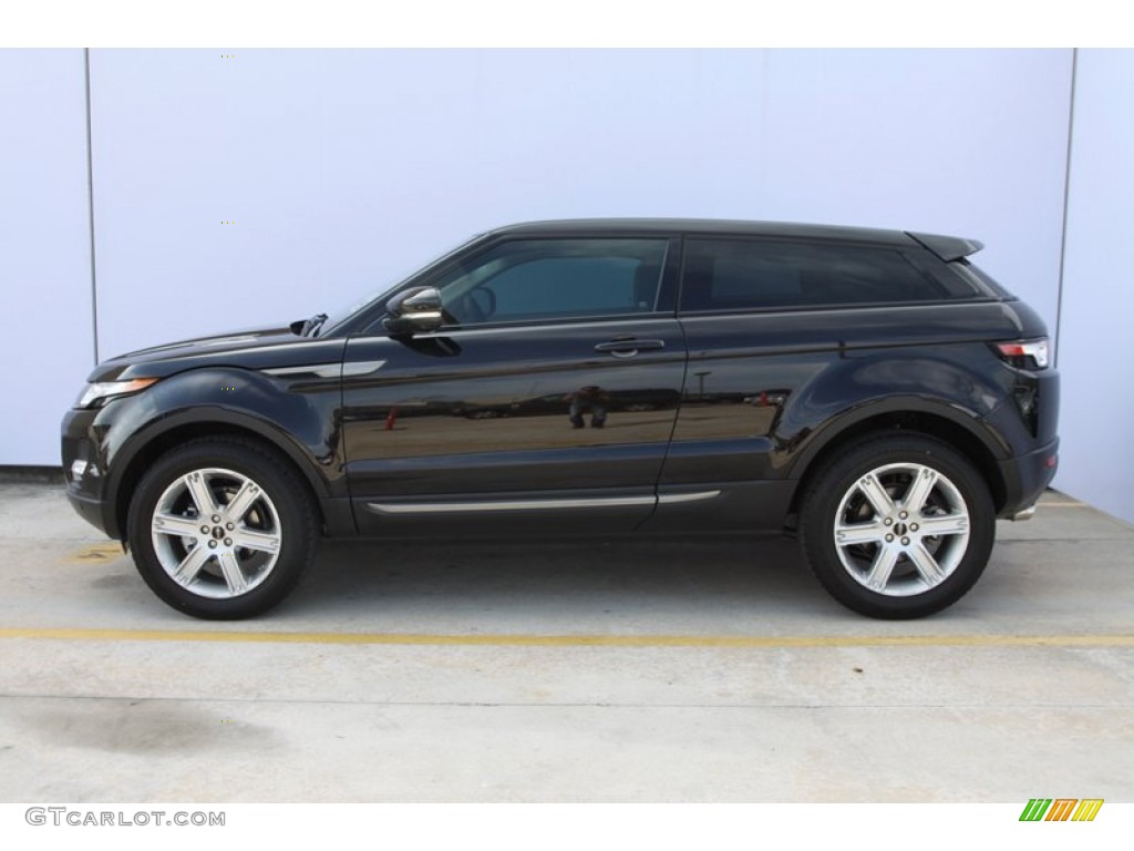 Barolo Black Premium Metallic 2012 Land Rover Range Rover Evoque Coupe Pure Exterior Photo #60838397