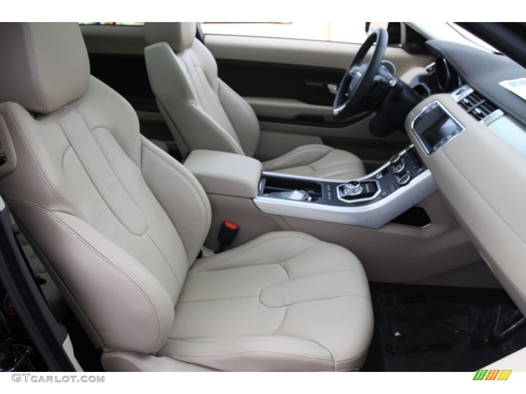 Almond/Espresso Interior 2012 Land Rover Range Rover Evoque Coupe Pure Photo #60838575