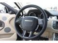 Almond/Espresso 2012 Land Rover Range Rover Evoque Coupe Pure Steering Wheel