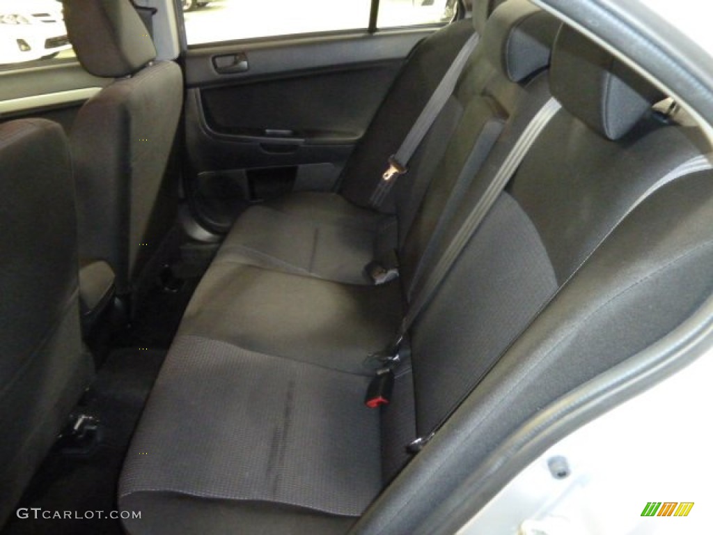 2010 Lancer ES - Apex Silver Metallic / Black photo #8