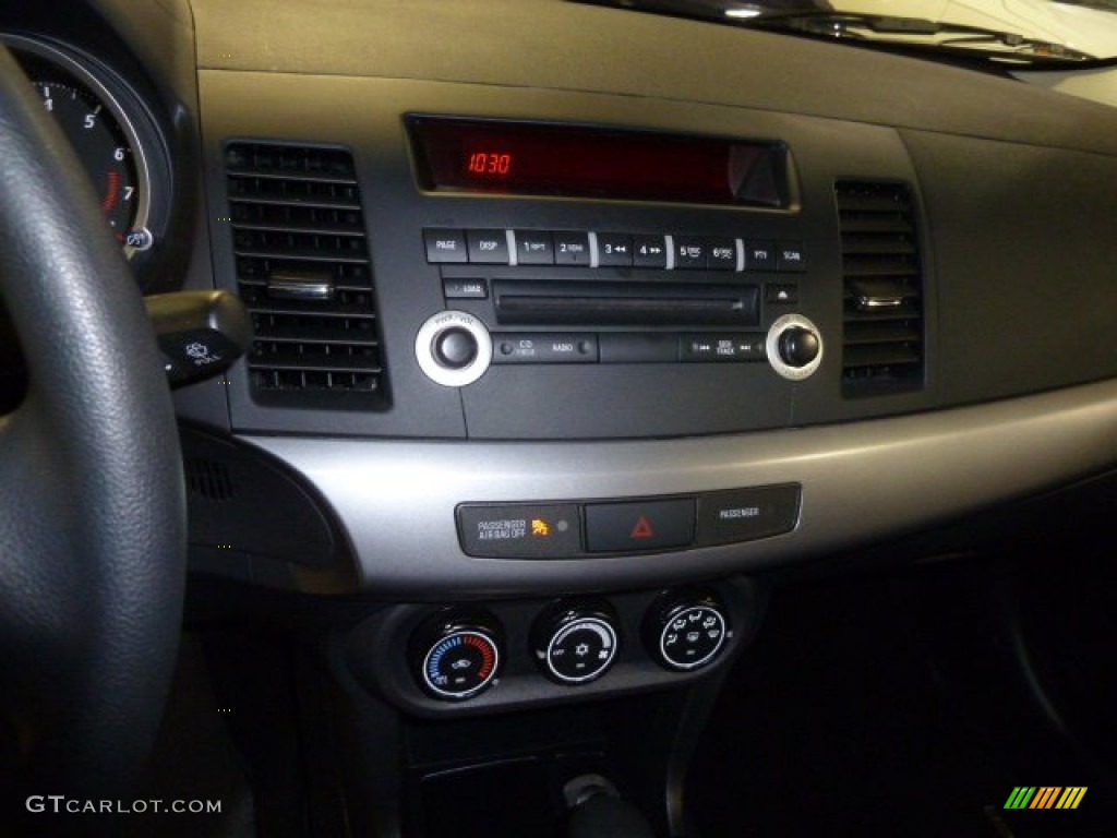 2010 Lancer ES - Apex Silver Metallic / Black photo #9