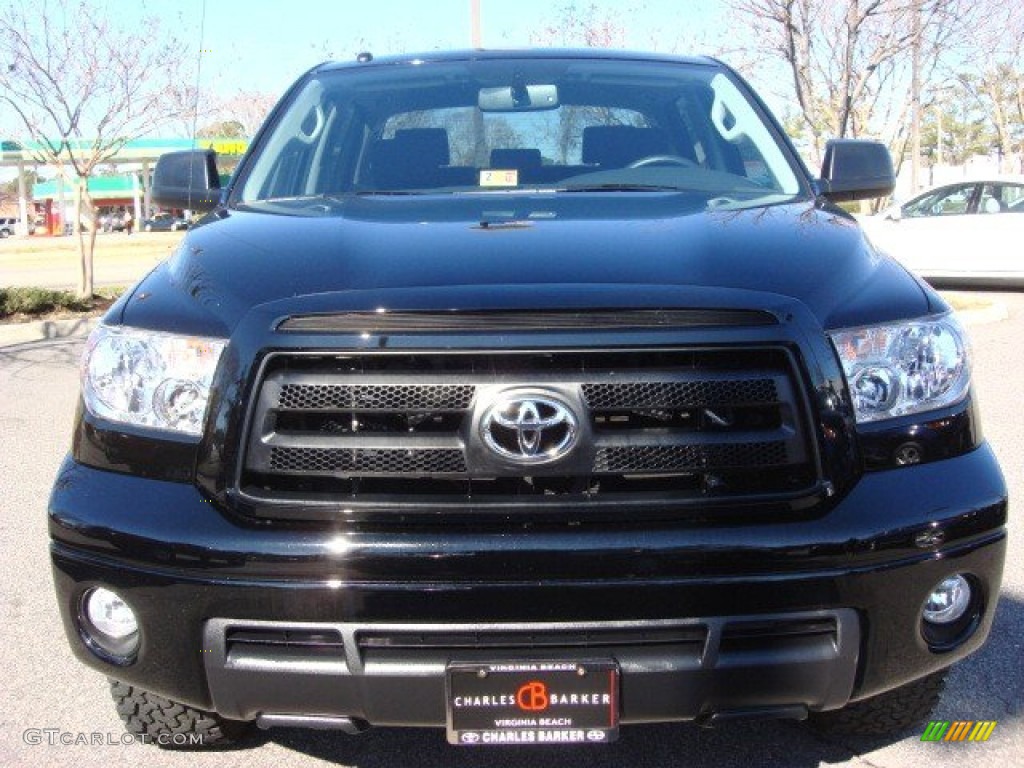 2010 Tundra TRD Rock Warrior CrewMax 4x4 - Black / Black photo #8