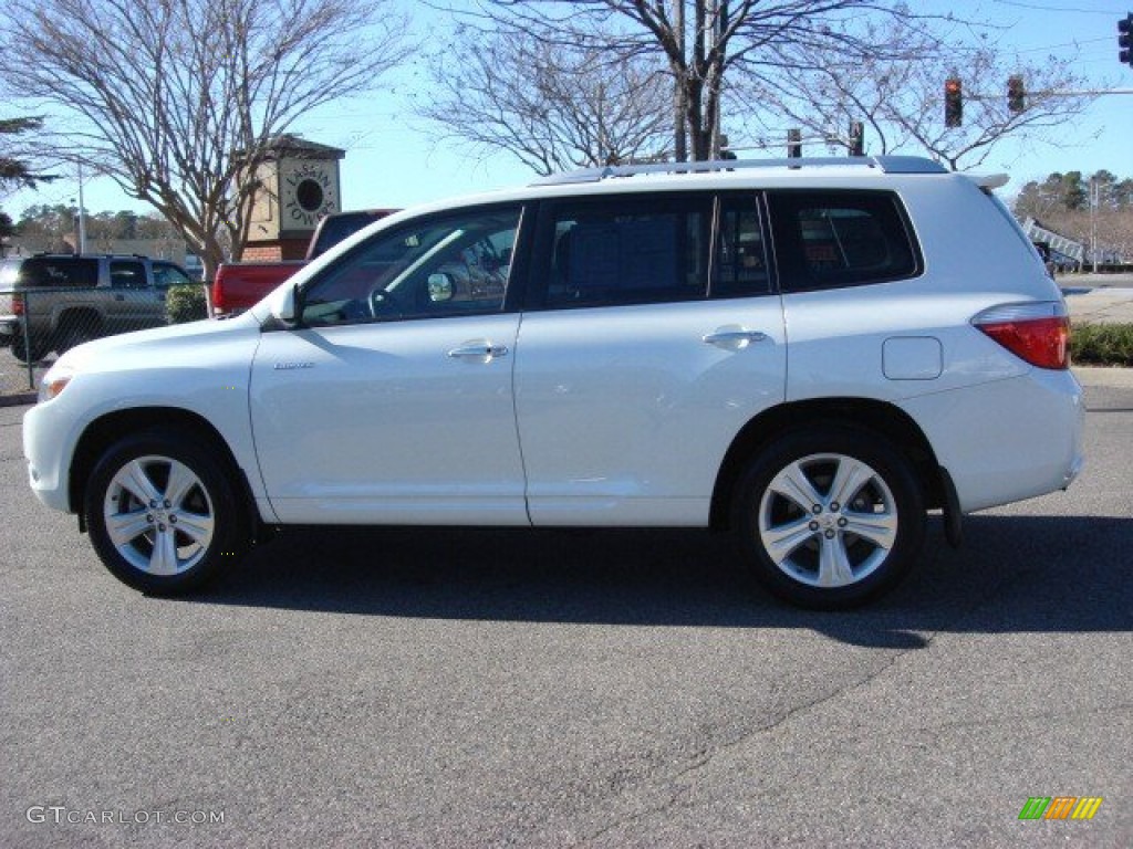 2010 Highlander Limited 4WD - Blizzard White Pearl / Ash photo #6