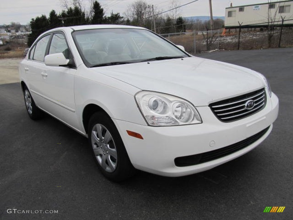 2006 Optima LX - White / Beige photo #6