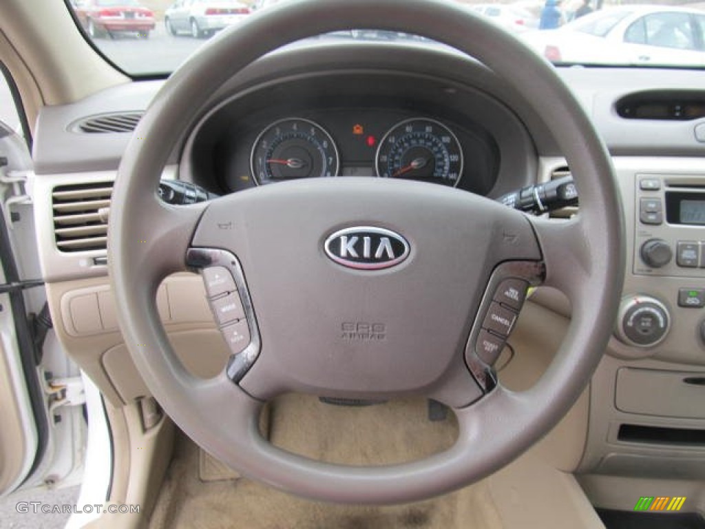 2006 Optima LX - White / Beige photo #11