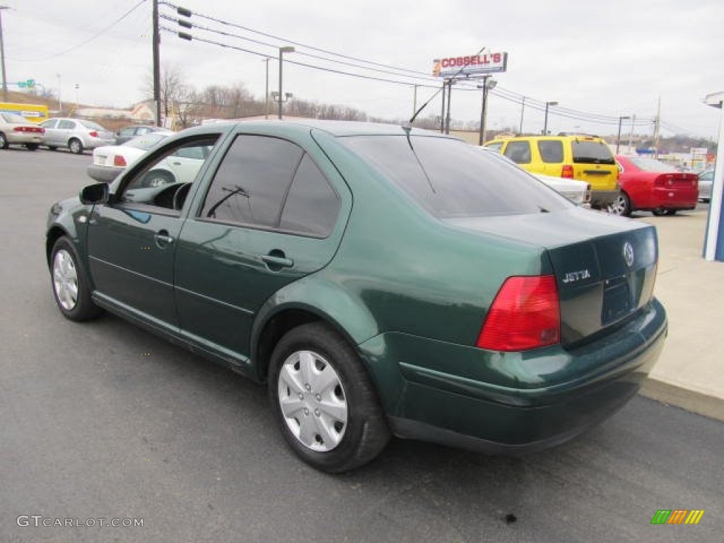 2000 Jetta GLS Sedan - Bright Green Pearl / Beige photo #5