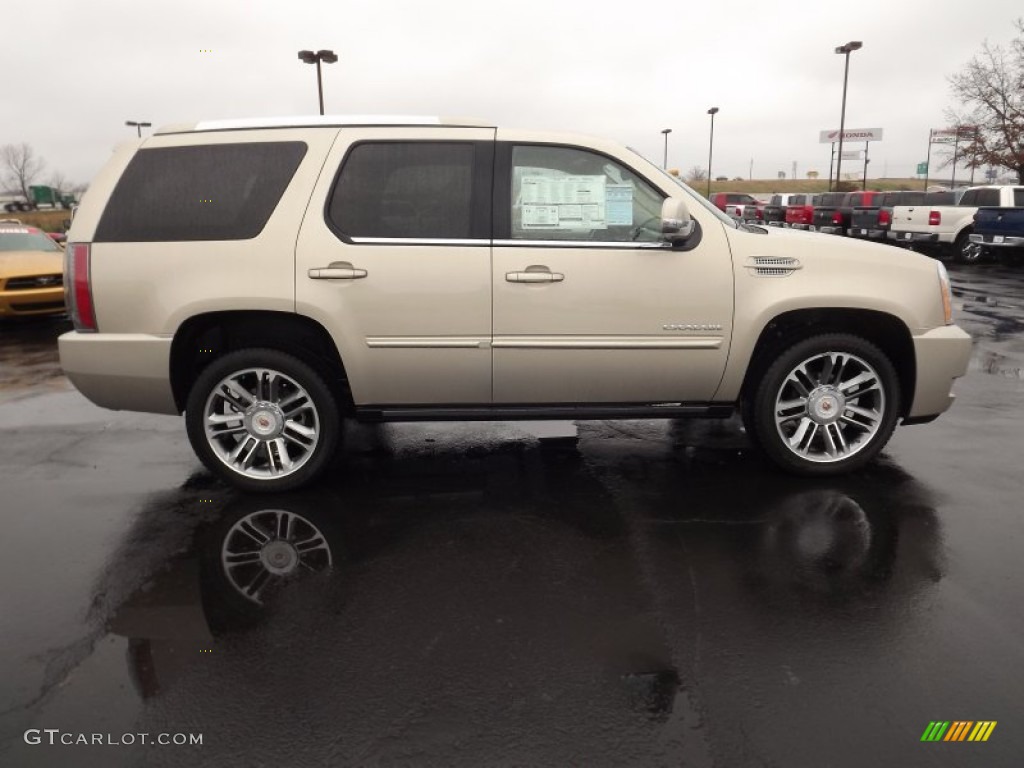 Gold Mist Metallic 2012 Cadillac Escalade Premium AWD Exterior Photo #60842880