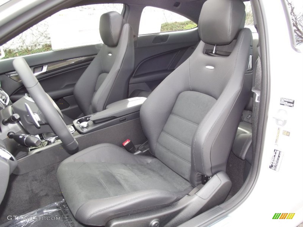 AMG Black Interior 2012 Mercedes-Benz C 63 AMG Coupe Photo #60843025