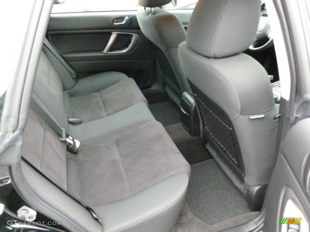 2009 Outback 2.5i Wagon - Obsidian Black Pearl / Off Black photo #12