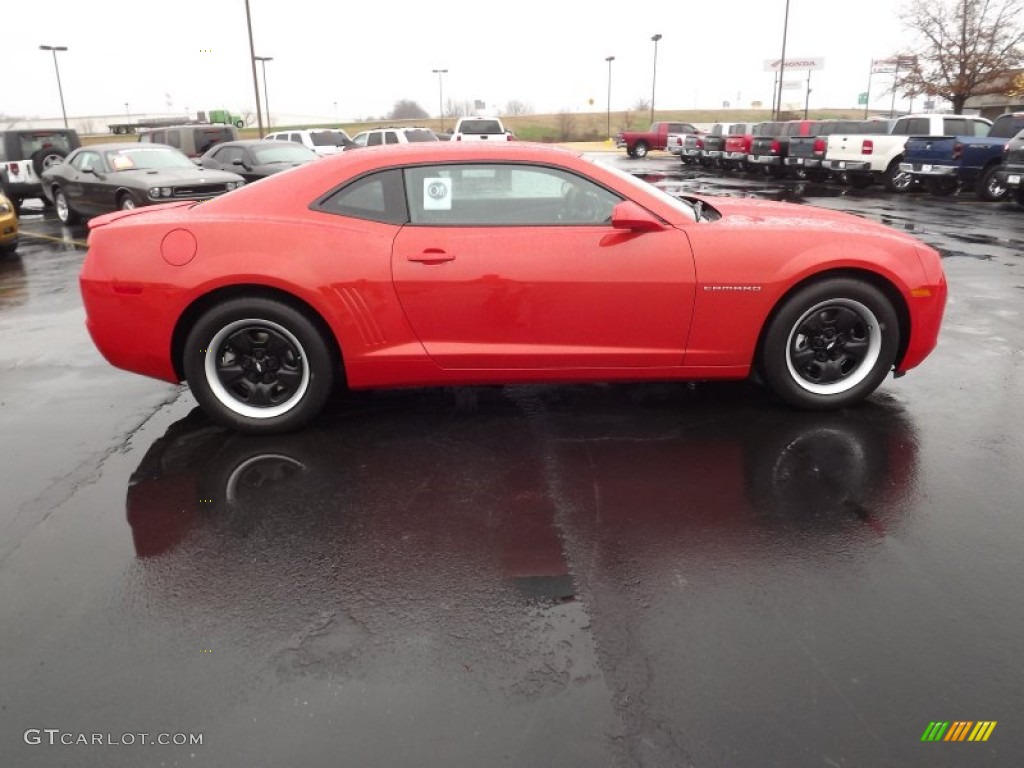 Victory Red 2012 Chevrolet Camaro LS Coupe Exterior Photo #60844255