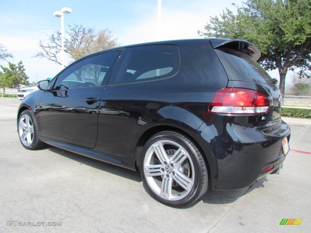 Deep Black Pearl Metallic 2012 Volkswagen Golf R 2 Door 4Motion Exterior Photo #60845689