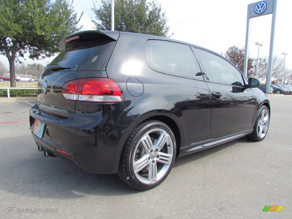 Deep Black Pearl Metallic 2012 Volkswagen Golf R 2 Door 4Motion Exterior Photo #60845707