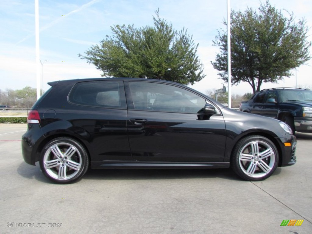 Deep Black Pearl Metallic 2012 Volkswagen Golf R 2 Door 4Motion Exterior Photo #60845717