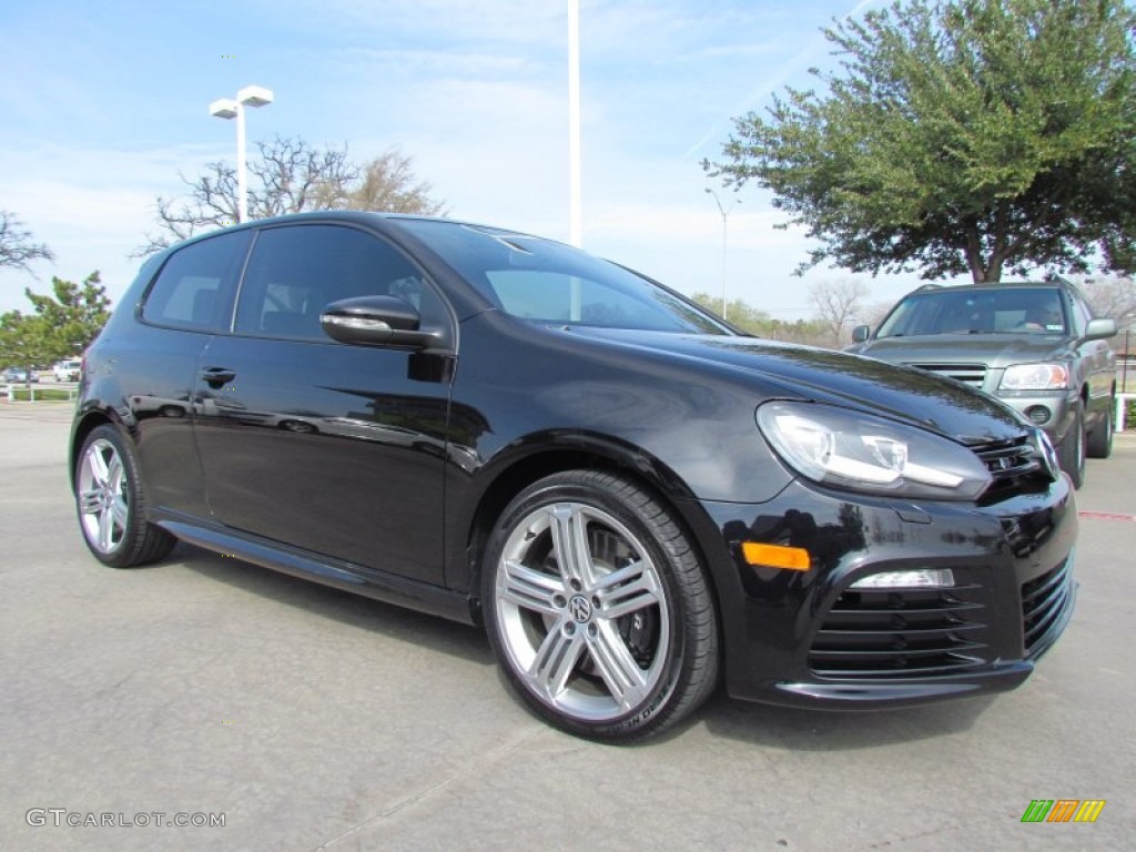 Deep Black Pearl Metallic 2012 Volkswagen Golf R 2 Door 4Motion Exterior Photo #60845727