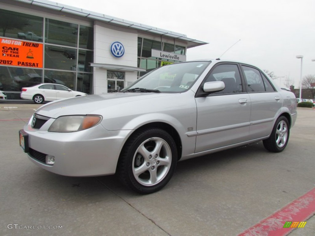 2001 Protege ES - Sunlight Silver Metallic / Gray photo #1