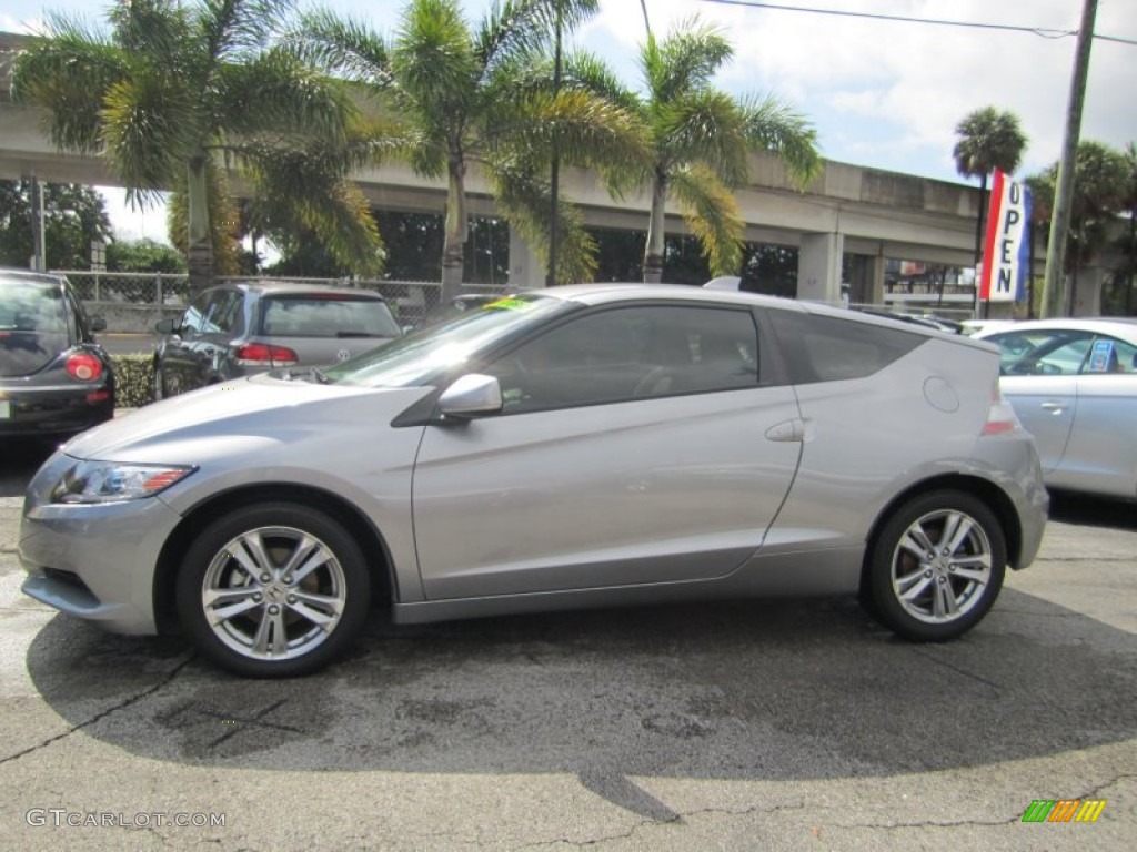 Storm Silver Metallic 2011 Honda CR-Z Sport Hybrid Exterior Photo #60846393