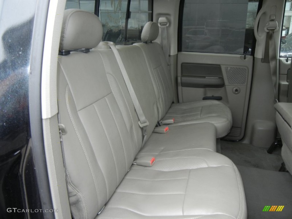 2008 Ram 1500 Laramie Quad Cab 4x4 - Brilliant Black Crystal Pearl / Medium Slate Gray photo #8
