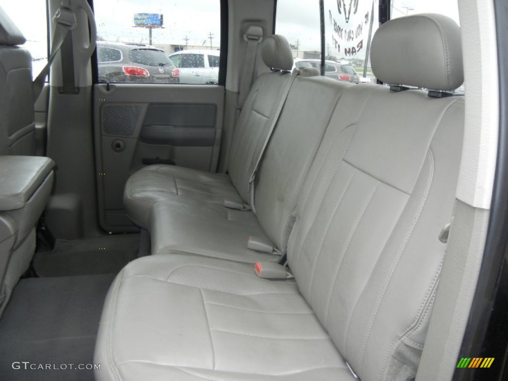2008 Ram 1500 Laramie Quad Cab 4x4 - Brilliant Black Crystal Pearl / Medium Slate Gray photo #10