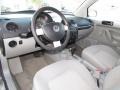 Light Grey 2001 Volkswagen New Beetle GL Coupe Interior Color