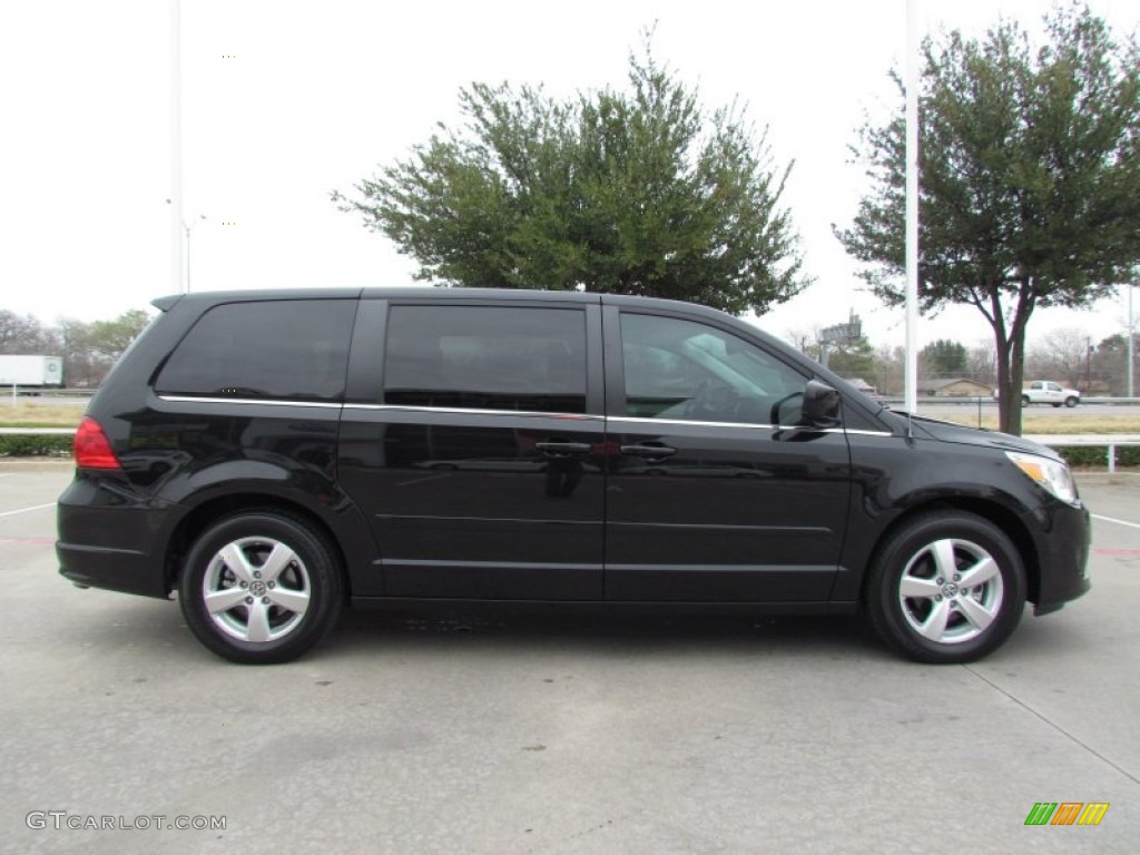 Nocturne Black Metallic 2010 Volkswagen Routan SEL Exterior Photo #60847288
