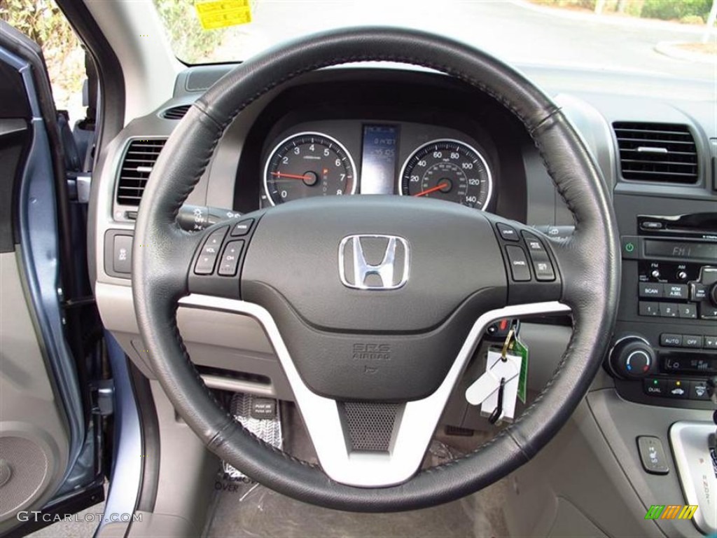 2010 Honda CR-V EX-L Gray Steering Wheel Photo #60847306