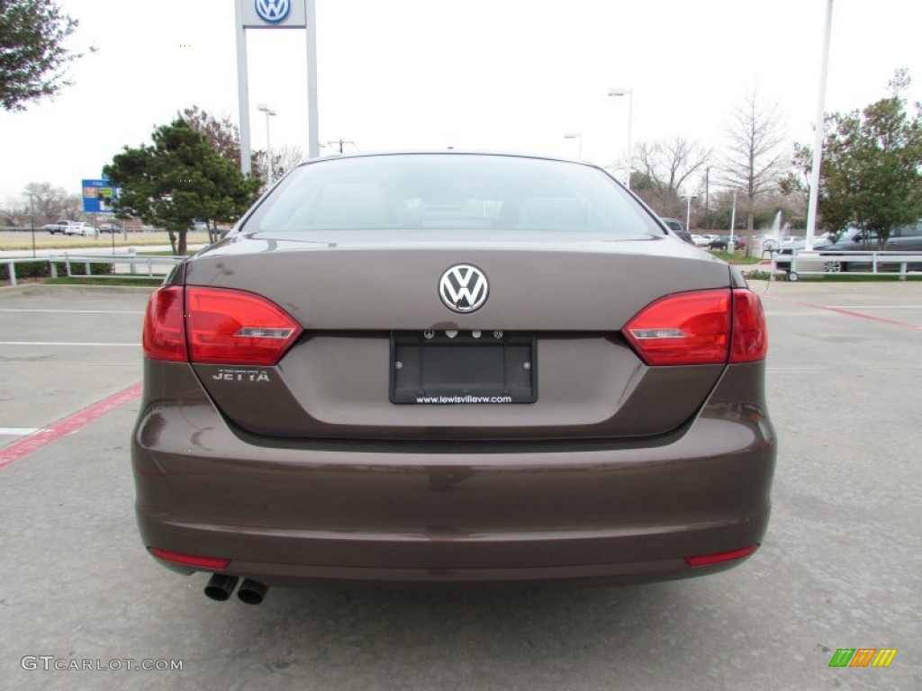 2012 Jetta S Sedan - Toffee Brown Metallic / Latte Macchiato photo #4