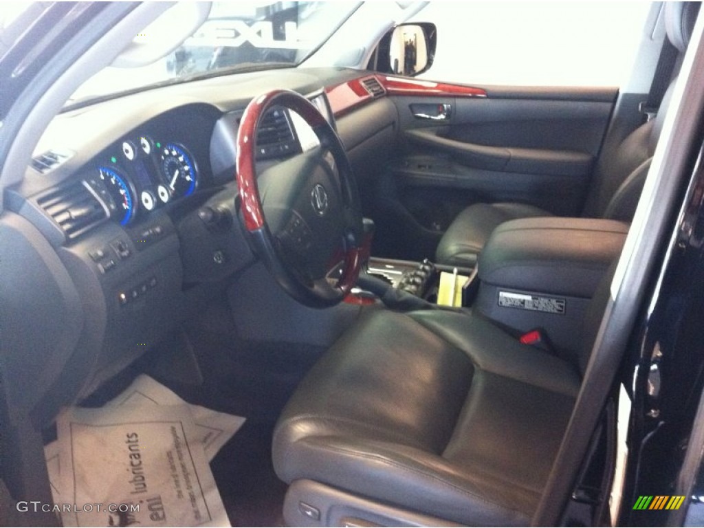 2008 LX 570 - Onyx Black / Dark Gray photo #4