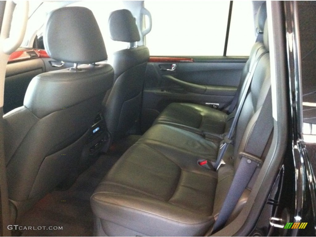 2008 LX 570 - Onyx Black / Dark Gray photo #5