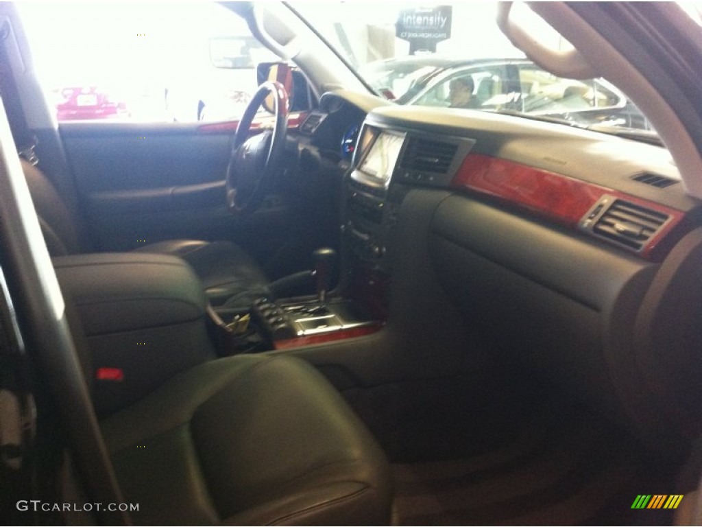 2008 LX 570 - Onyx Black / Dark Gray photo #6