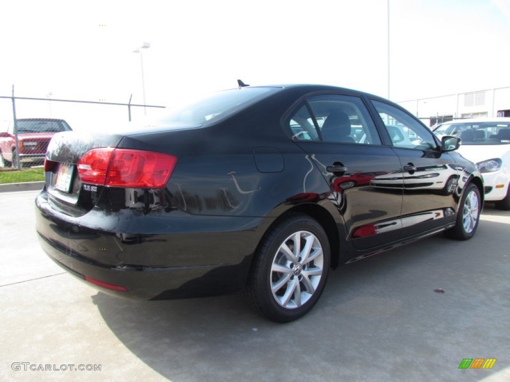 2012 Jetta SE Sedan - Black / Titan Black photo #2