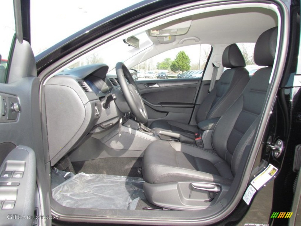 2012 Jetta SE Sedan - Black / Titan Black photo #3