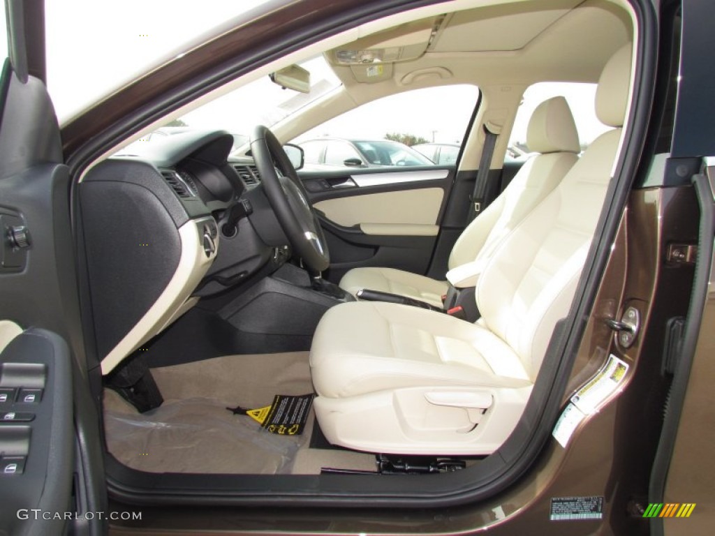 Cornsilk Beige Interior 2012 Volkswagen Jetta TDI Sedan Photo #60848562